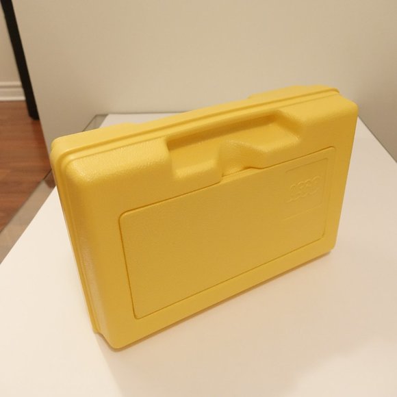 1980s Yellow Lego Carrying Case Box Interlego AG 11" x 8" - Picture 1 of 6